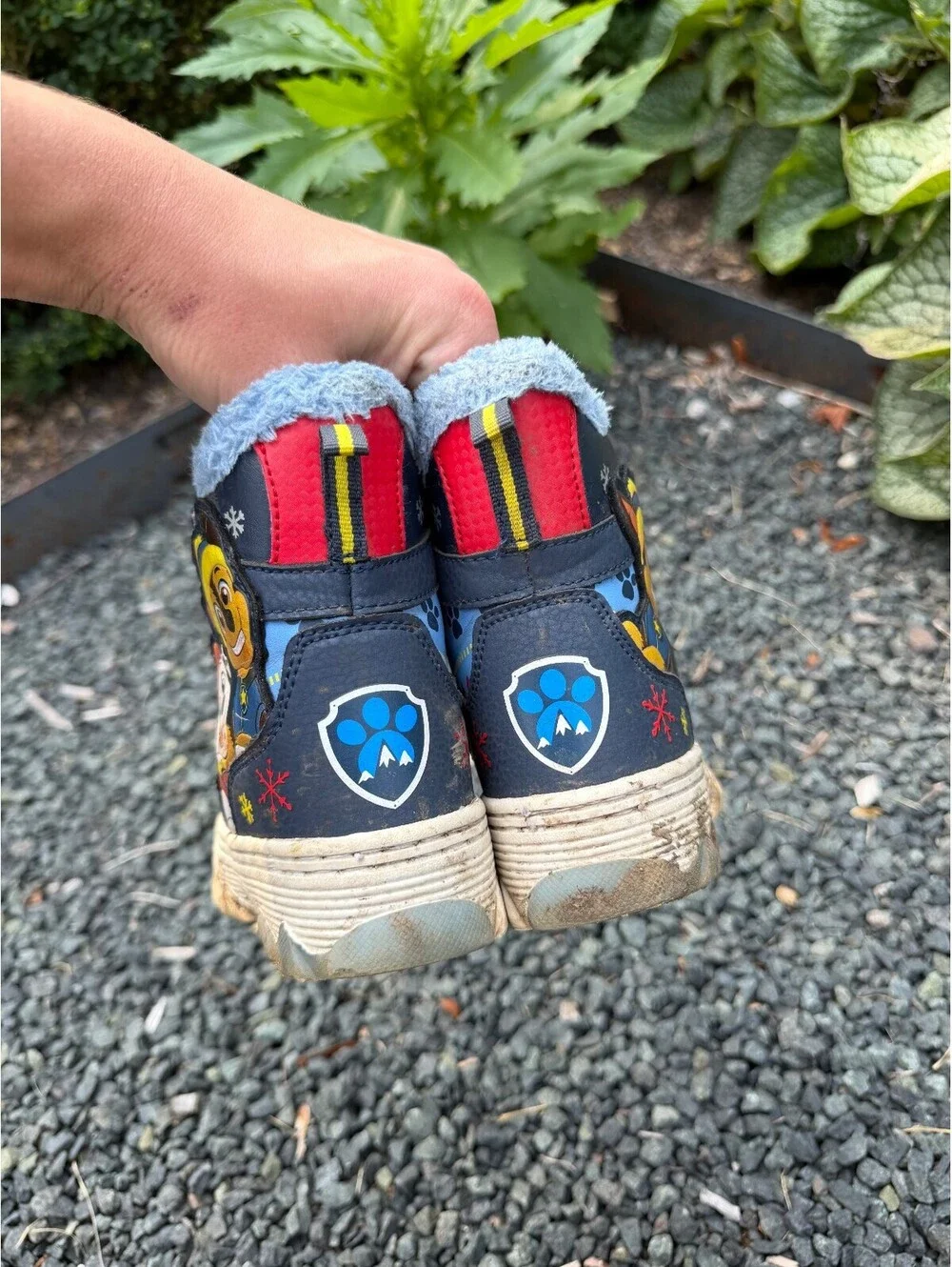 Paw Patrol Snow Boots Toddler Blue Light Up Size 9